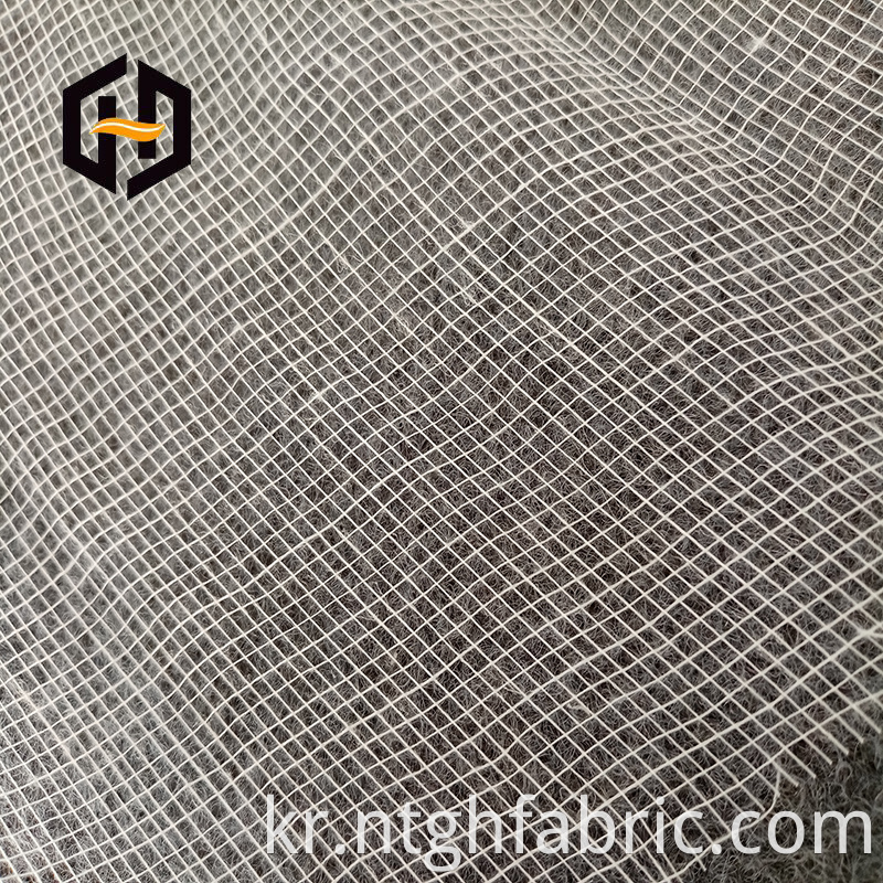 Polyester greige mesh fabric